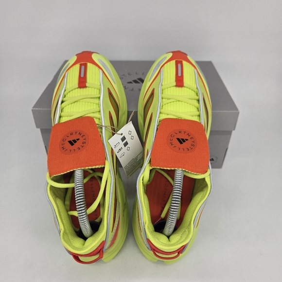 New adidas Adistar by Stella McCartney Orange Preloved Lime Women's Shoes Size 8 - Picture 5 of 8